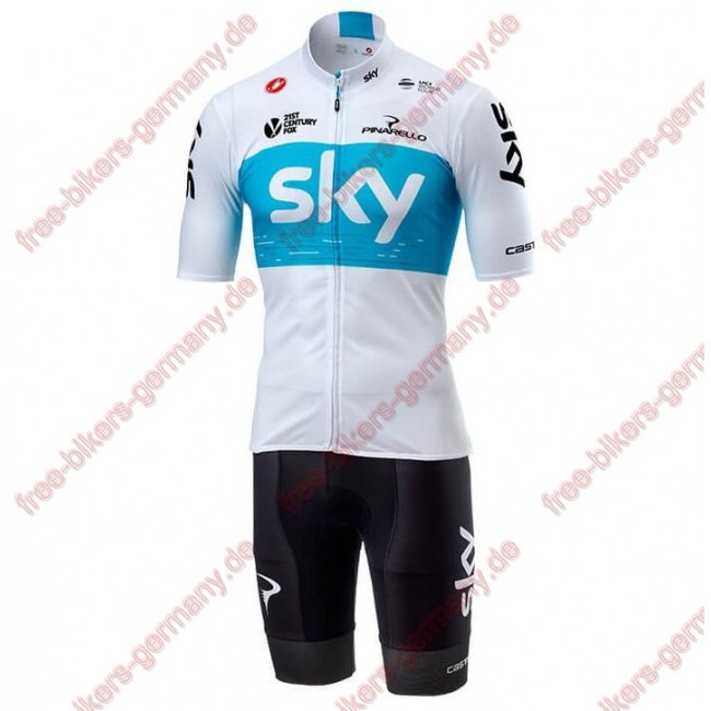 Profiteam 2018 TEAM SKY Weiß Fahrradbekleidung Trikot Kurzarm Radtrikot Kaufen Profiteam 2018 TEAM SKY Weiß Fahrradbekleidung Trikot Kurzarm Radtrikot Kaufen