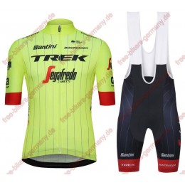 Profiteam 2018 Trek Segafredo fluo gelb Radbekleidung Satz Trikot Kurzarm+Trägerh Radtrikot Kaufen