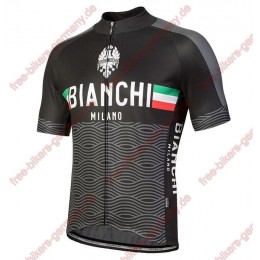Profiteam 2018 Bianchi Milano Attone schwarz Trikot Kurzarm 14219CJ Radtrikot Kaufen