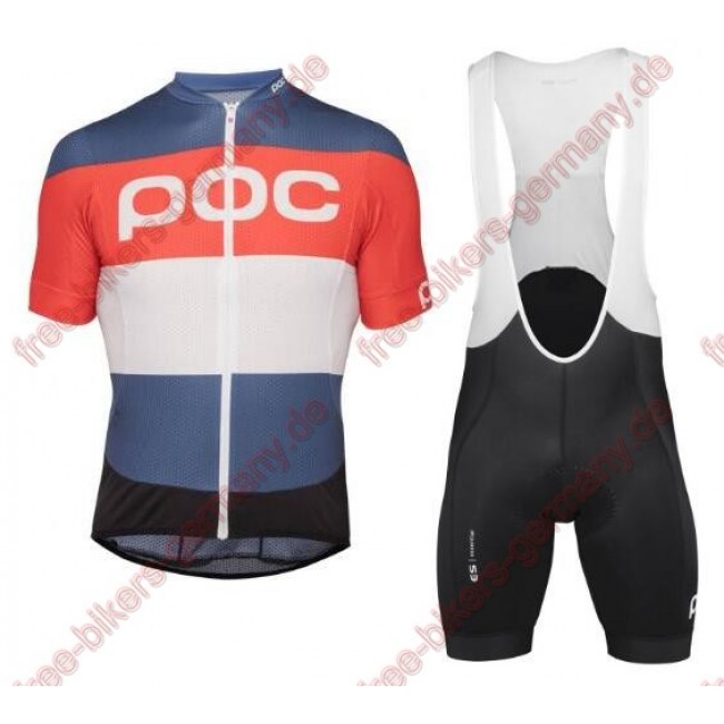 Profiteam 2018 POC Essential prismane multi red Radbekleidung Satz Trikot Kurzarm+Trägerhosen Sets Radtrikot Kaufen Profiteam 2018 POC Essential prismane multi red Radbekleidung Satz Trikot Kurzarm+Trägerhosen Sets Radtrikot Kaufen