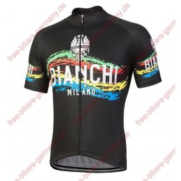 Profiteam 2018 Bianchi Milano Misegna schwarz Trikot Kurzarm 44253LZ Radtrikot Kaufen