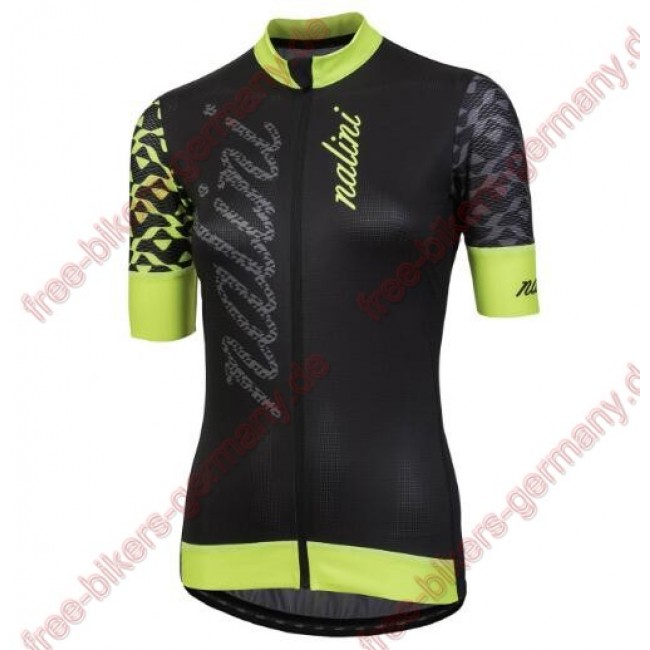 Profiteam 2018 Nalini AHS Stilosa schwarz/Gelb Damen Trikot Kurzarm 45471RT Radtrikot Kaufen Profiteam 2018 Nalini AHS Stilosa schwarz/Gelb Damen Trikot Kurzarm 45471RT Radtrikot Kaufen