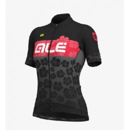 Fahrradbekleidung Radsport 2020 Ale Ibisco Damen Trikot Kurzarm Outlet schwarz Radtrikot Kaufen