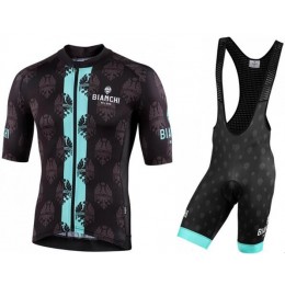 Fahrradbekleidung Radsport 2020 BIANCHI MILANO Roncaccio Trikot Kurzarm Outlet+Palizzi Trägerhosen Set Radtrikot Kaufen