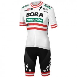 Fahrradbekleidung Radsport 2020 BORA-hansgrohe Austrian Champion Radbekleidung Satz Trikot Kurzarm+Fahrradhose Se Radtrikot Kaufen