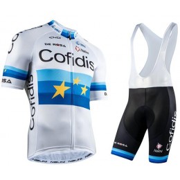 Fahrradbekleidung Radsport 2020 COFIDIS EU Champion Elia Viviani Radbekleidung Satz Trikot Kurzarm+Trägerhosen Se Radtrikot Kaufen