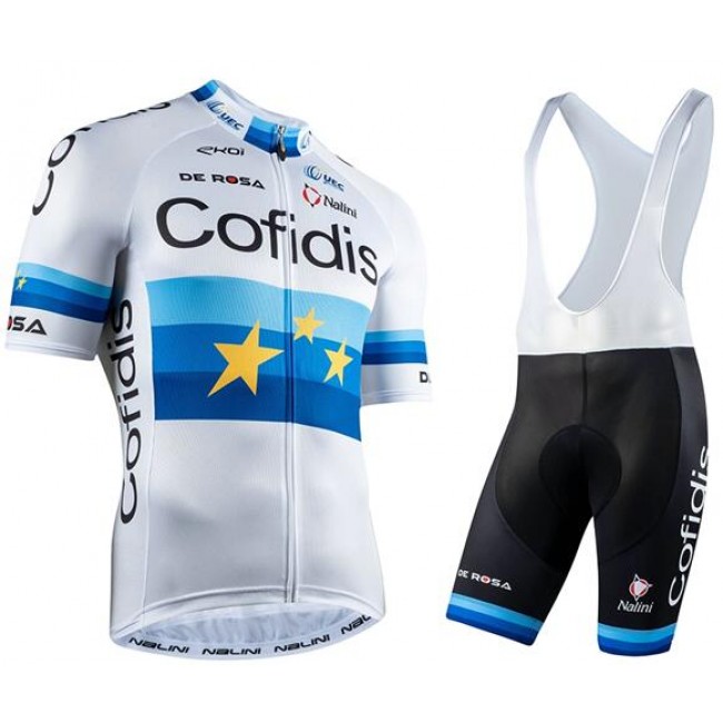 Fahrradbekleidung Radsport 2020 COFIDIS EU Champion Elia Viviani Radbekleidung Satz Trikot Kurzarm+Trägerhosen Se Radtrikot Kaufen Fahrradbekleidung Radsport 2020 COFIDIS EU Champion Elia Viviani Radbekleidung Satz Trikot Kurzarm+Trägerhosen Se Radtrikot Kaufen