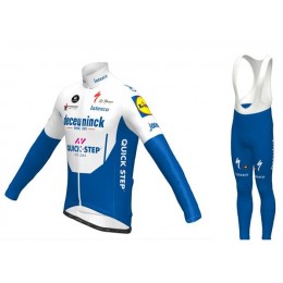 Fahrradbekleidung Radsport 2020 DECEUNINCK QUICK-STEP Trikot Langarm+ Trägerh Radtrikot Kaufen