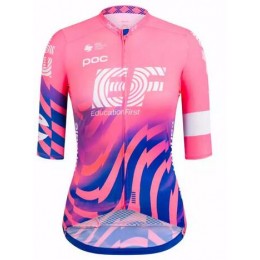 Fahrradbekleidung Radsport 2020 Damen EF Education First Trikot Kurzarm Outlet Radtrikot Kaufen