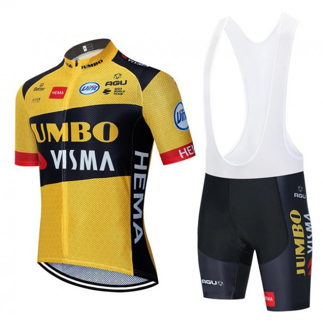 Fahrradbekleidung Radsport 2020 TEAM JUMBO-VISMA Radbekleidung Satz Trikot Kurzarm+Trägerhosen Se Radtrikot Kaufen Fahrradbekleidung Radsport 2020 TEAM JUMBO-VISMA Radbekleidung Satz Trikot Kurzarm+Trägerhosen Se Radtrikot Kaufen