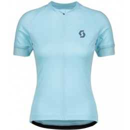 Fahrradbekleidung Radsport 2020 Damen SCOTT ENDURANCE 10 Trikot Kurzarm Outlet blau Radtrikot Kaufen