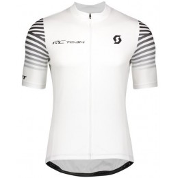Fahrradbekleidung Radsport 2020 SCOTT RC TEAM 10 Trikot Kurzarm Outlet Weiß Radtrikot Kaufen