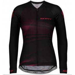Fahrradbekleidung Radsport 2020 Damen SCOTT RC Pro Trikot Langarmschwarz Radtrikot Kaufen