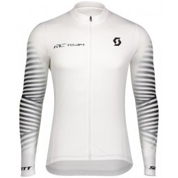 Fahrradbekleidung Radsport 2020 SCOTT RC TEAM 10 Trikot LangarmWeiß Radtrikot Kaufen