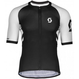 Fahrradbekleidung Radsport 2020 SCOTT RC Premium Climber Trikot Kurzarm Outlet schwarz/Weiß Radtrikot Kaufen