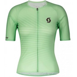 Fahrradbekleidung Radsport 2020 Damen SCOTT RC Premium Climber Trikot Kurzarm Outlet Grün Radtrikot Kaufen