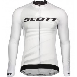 Fahrradbekleidung Radsport 2020 SCOTT RC Pro Trikot LangarmWeiß Radtrikot Kaufen