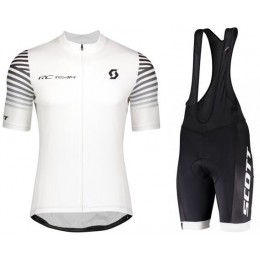 Fahrradbekleidung Radsport 2020 SCOTT RC TEAM 10 Radbekleidung Satz Trikot Kurzarm+Trägerhosen Set Out Radtrikot Kaufen