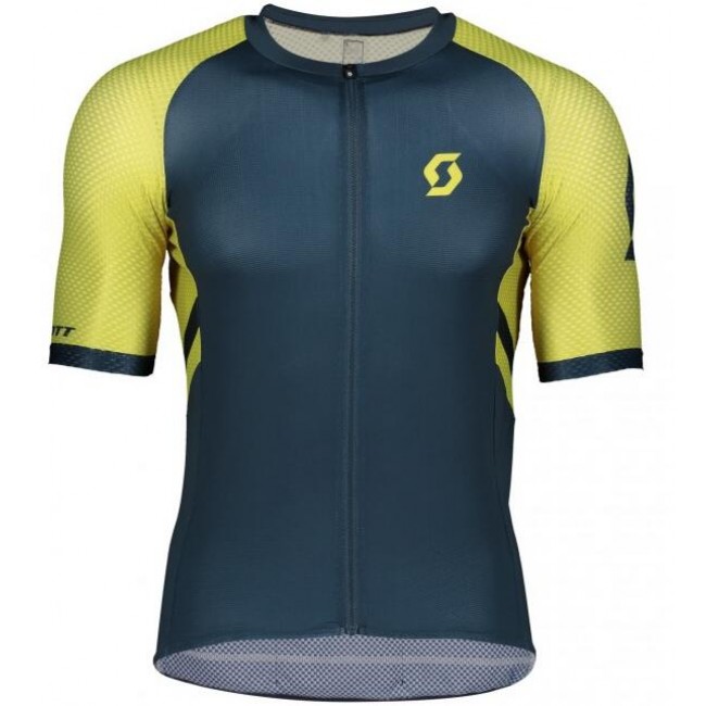 Fahrradbekleidung Radsport 2020 SCOTT RC Premium Climber Trikot Kurzarm Outlet gelb/blau Radtrikot Kaufen Fahrradbekleidung Radsport 2020 SCOTT RC Premium Climber Trikot Kurzarm Outlet gelb/blau Radtrikot Kaufen