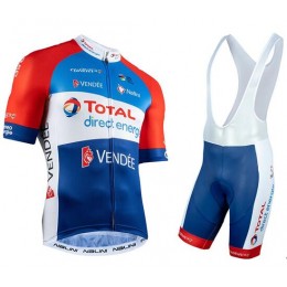 Fahrradbekleidung Radsport 2020 Team Total Direct Energie Radbekleidung Satz Trikot Kurzarm+Trägerhosen Se Radtrikot Kaufen