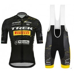 Fahrradbekleidung Radsport 2020 TREK PIRELLI Set Radbekleidung Satz Trikot Kurzarm+Trägerhosen Se Radtrikot Kaufen