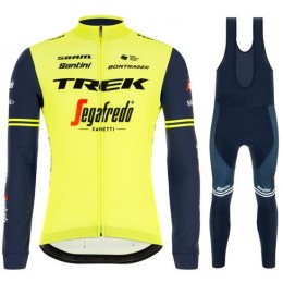 Fahrradbekleidung Radsport 2020 TREK-SEGAFREDO training edition Set Trikot Langarm+ Trägerh Radtrikot Kaufen
