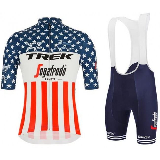 Fahrradbekleidung Radsport 2020 TREK-SEGAFREDO Amerikanischer Meister Radbekleidung Satz Trikot Kurzarm+Trägerhosen S Radtrikot Kaufen Fahrradbekleidung Radsport 2020 TREK-SEGAFREDO Amerikanischer Meister Radbekleidung Satz Trikot Kurzarm+Trägerhosen S Radtrikot Kaufen