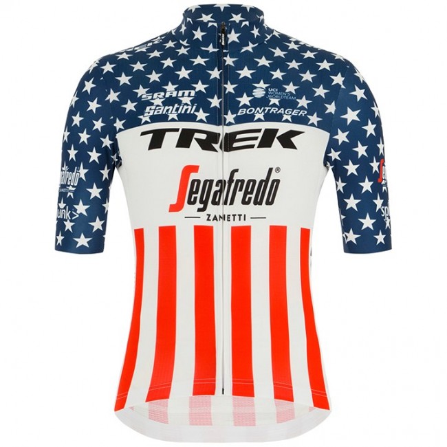 Fahrradbekleidung Radsport 2020 TREK-SEGAFREDO Amerikanischer Meister Trikot Kurzarm Outlet Radtrikot Kaufen Fahrradbekleidung Radsport 2020 TREK-SEGAFREDO Amerikanischer Meister Trikot Kurzarm Outlet Radtrikot Kaufen