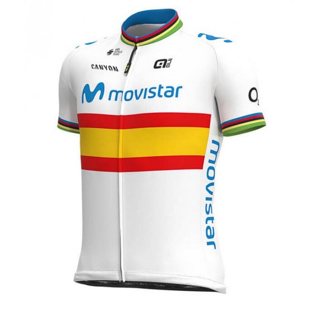 Fahrradbekleidung Radsport 2020 MOVISTAR TEAM Spanish Champion Trikot Kurzarm Outl Radtrikot Kaufen Fahrradbekleidung Radsport 2020 MOVISTAR TEAM Spanish Champion Trikot Kurzarm Outl Radtrikot Kaufen