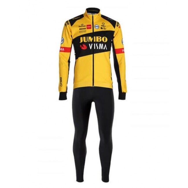 Fahrradbekleidung Radsport 2020 TEAM JUMBO VISMA Set Radbekleidung Trikot Langarm+ Trägerhos Radtrikot Kaufen Fahrradbekleidung Radsport 2020 TEAM JUMBO VISMA Set Radbekleidung Trikot Langarm+ Trägerhos Radtrikot Kaufen