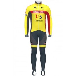 Fahrradbekleidung Radsport 2020 WALLONIE BRUXELLES Set Radbekleidung Trikot Langarm+ Trägerhos Radtrikot Kaufen
