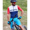 New Classica Radtrikot kurzarm blau/weiß New Classica Radtrikot kurzarm blau/weiß