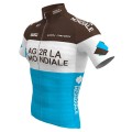 AG2R La Mondiale 2019 Radtrikot kurzarm (langer Reißverschluss)-Radsport-Profi-Team