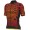 ALE CHECKER Radtrikot kurzarm schwarz/rot