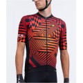 ALE CHECKER Radtrikot kurzarm schwarz/rot ALE CHECKER Radtrikot kurzarm schwarz/rot