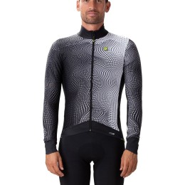 ALE CIRCUS Radtrikot langarm schwarz/weiß