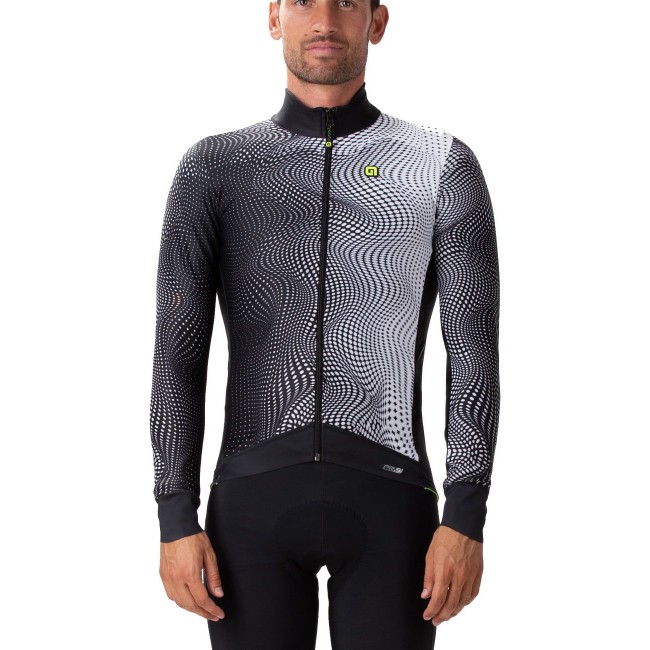 ALE CIRCUS Radtrikot langarm schwarz/weiß ALE CIRCUS Radtrikot langarm schwarz/weiß