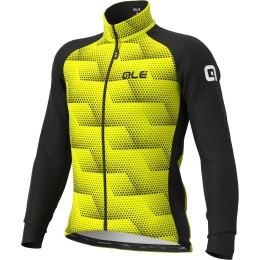 ALE SHARP Winter Fahrradjacke schwarz/neongelb