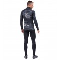 ALE SKULL Radtrikot langarm schwarz ALE SKULL Radtrikot langarm schwarz