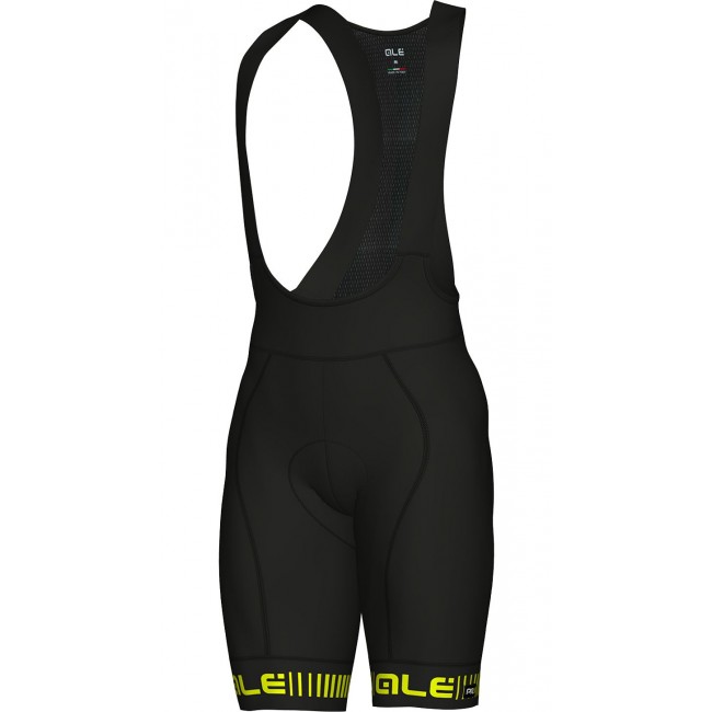 ALE STRADA Trägerhose kurz schwarz/gelb ALE STRADA Trägerhose kurz schwarz/gelb
