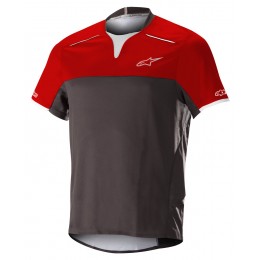 DROP PRO Radtrikot kurzarm MTB/Freeride black/red (schwarz/rot)