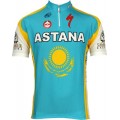 Astana 2010 Kurzarmtrikot mit kurzem Reißverschluss Astana 2010 Kurzarmtrikot mit kurzem Reißverschluss