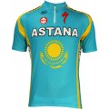 Astana kasachischer Meister 2010 Radsport-Profi-Team-Kurzarmtrikot mit kurzem Reißverschluss