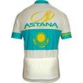ASTANA kasachischer Meister 2011 Radsport-Profi-Team-Kurzarmtrikot mit kurzem Reißverschluss ASTANA kasachischer Meister 2011 Radsport-Profi-Team-Kurzarmtrikot mit kurzem Reißverschluss