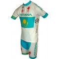 ASTANA kasachischer Meister 2011 Radsport-Profi-Team-Kurzarmtrikot mit kurzem Reißverschluss ASTANA kasachischer Meister 2011 Radsport-Profi-Team-Kurzarmtrikot mit kurzem Reißverschluss