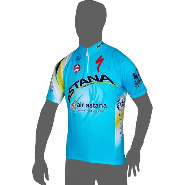 ASTANA 2014 Kurzarmtrikot (kurzer Reißverschluss) Radsport-Profi-Team ASTANA 2014 Kurzarmtrikot (kurzer Reißverschluss) Radsport-Profi-Team