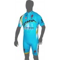 ASTANA 2014 Kurzarmtrikot (kurzer Reißverschluss) Radsport-Profi-Team