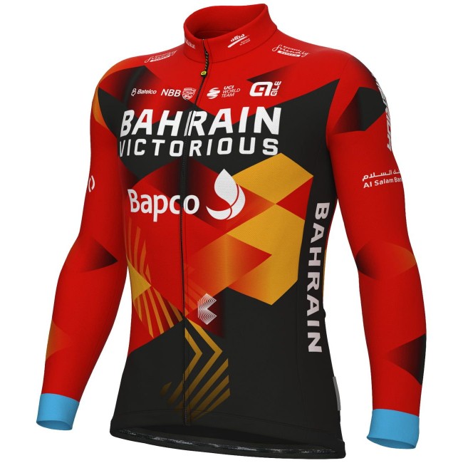 Bahrain Victorious 2023 Radtrikot langarm-ALE Radsport-Profi-Team Bahrain Victorious 2023 Radtrikot langarm-ALE Radsport-Profi-Team