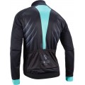 CHIESE Thermo-Winterjacke schwarz/celeste