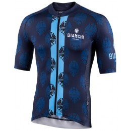 RONCACCIO Radtrikot kurzarm blau